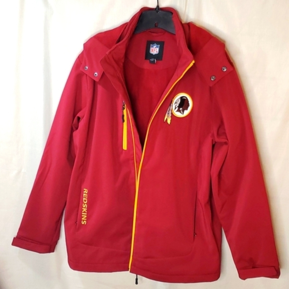 Jacket NFL, Large, Burgundy and Gold